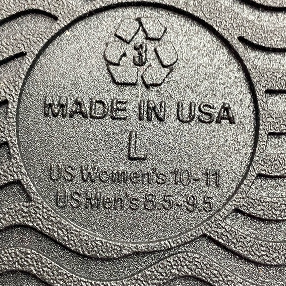 Okabashi Women’s Black Sandals Slides Sz Large New - Picture 2 of 10